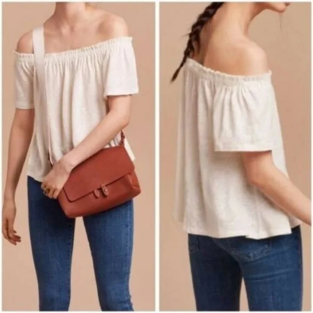 Aritzia Wilfred Sartre aleutian top xs off shoulder summer